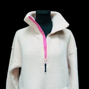 JCREW fleece half zip pullover SIZE medium